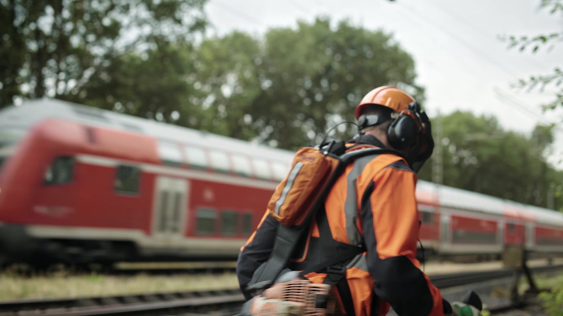 Filmstill aus „Fahrwegdienste“